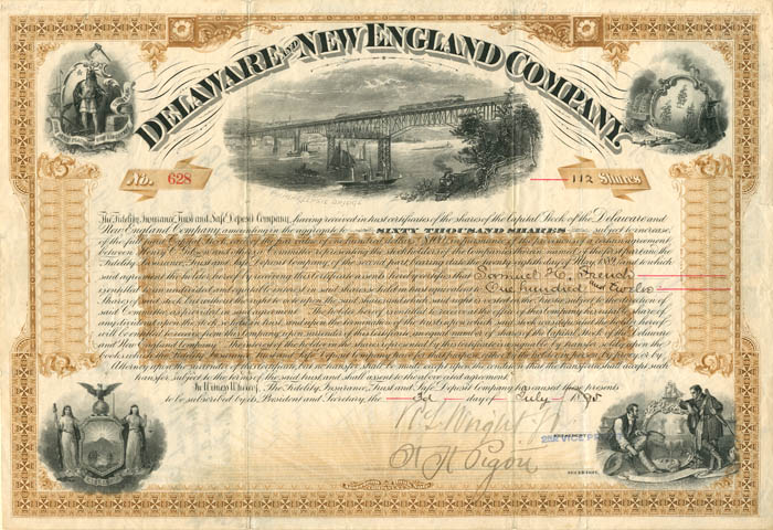Delaware and New England Co.